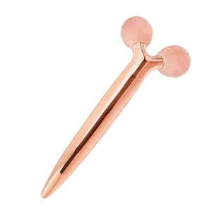 Jade Stone Roller - 3D Y Shape Face Massage Roller Rose Quartz