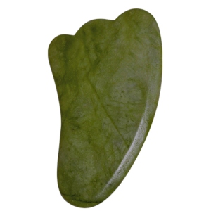 Jade Stone Gua Sha Tool - Fin shape Green Aventurine