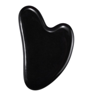 Jade Stone Gua Sha Tool - Dolphin shape Black Obsidian