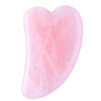 Jade Stone Gua Sha Tool - Heart shape Rose Quartz