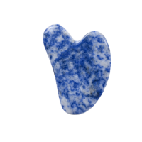 Jade Stone Gua Sha Tool - Dolphin shape Blue Dot