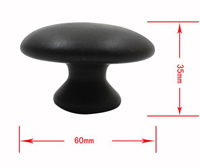 Stone Massage Tool (Mushroom Shaped), 2.4" diameter x 1.4" thickness