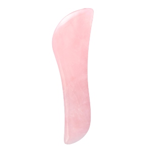 Jade Stone Gua Sha Tool - S shape Rose Quartz
