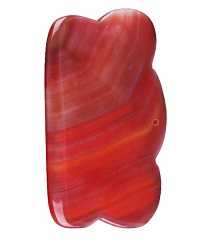 Jade Stone ,Gua Sha Tool,Ingot shaped, 75X45 mm