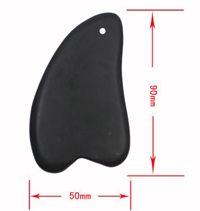 Stone,Gua Sha Tool,Fin Shaped,90X50 mm