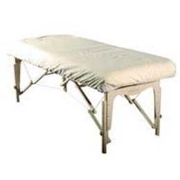 Fitted Cotton Table Cover, W/O Breath-Hole,  Natural Color, 35" x75"(90x190cm)