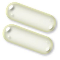 Vegetable - Size '0' Capsules, 1000/bag: Clear/Clear