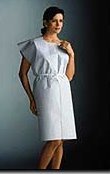Exam Patient Gowns 30"x42" Knee Length Individually Folded 50/case (Disposable)