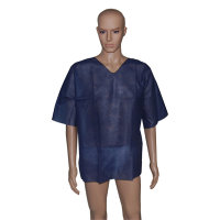 Patient Gown Disposable Blue Shirt