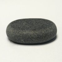 Basalt Hot Stone (1.8"x 1.4" Oval-shaped,thickness: 0.5")
