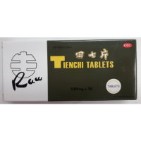 Raw Tienchi Tablets 36 tabs,云丰牌生田七片